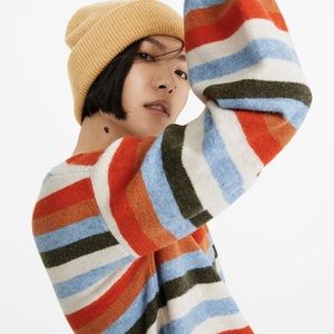 Madewell Payton Striped Sweater Size Small